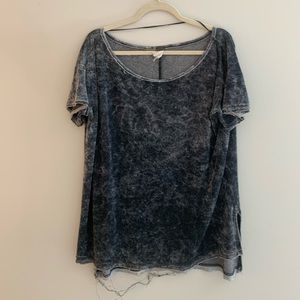 Free people velvet top.
